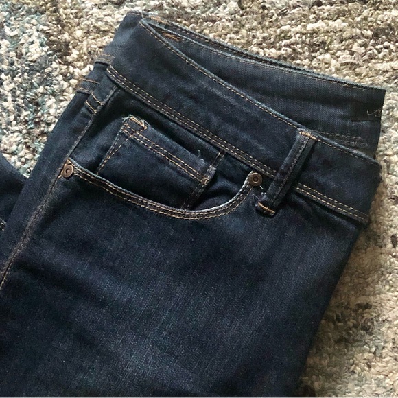 AZ DENIM BLUE JEAN STRETCHY SKINNY LEG 3 INCH ZIPPER FRONT - Picture 8 of 15